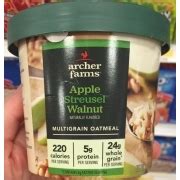 How many calories are in apple walnut multigrain oatmeal - calories, carbs, nutrition