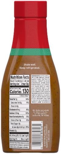 How many calories are in apple. cider vinaigrette dressing - calories, carbs, nutrition