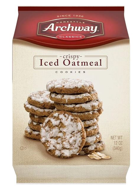 How many calories are in archway home style cookies, oatmeal - calories, carbs, nutrition