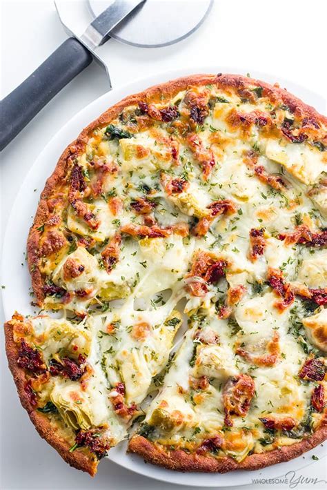 How many calories are in artichoke and sun-dried tomato pizza - calories, carbs, nutrition