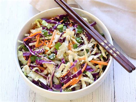 How many calories are in asian cabbage salad - calories, carbs, nutrition