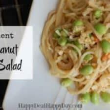 How many calories are in asian peanut lo mein salad - calories, carbs, nutrition