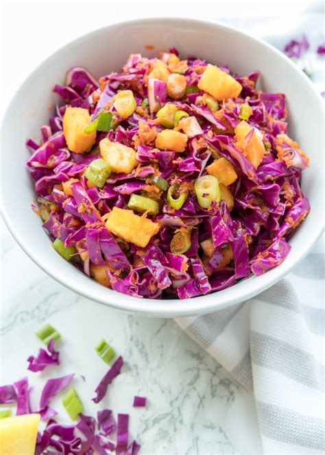 How many calories are in asian pineapple slaw 1 oz - calories, carbs, nutrition