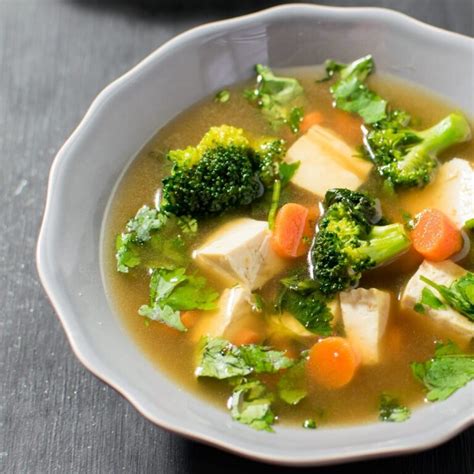 How many calories are in asian root vegetable and tofu soup - calories, carbs, nutrition