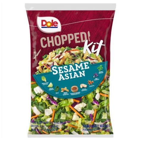 How many calories are in asian sesame salad kit - calories, carbs, nutrition