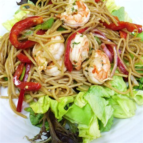 How many calories are in asian shrimp noodle salad - calories, carbs, nutrition