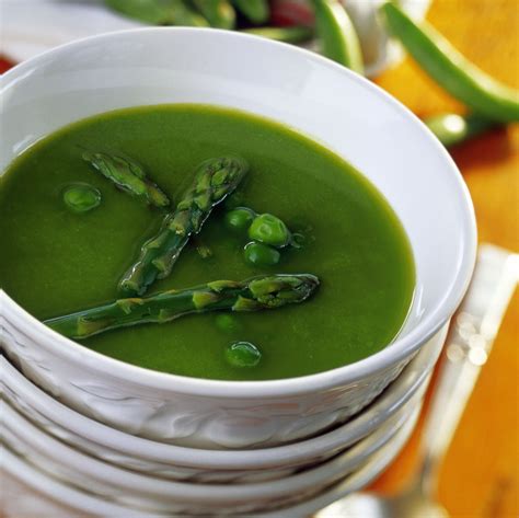 How many calories are in asparagus and pea soup - calories, carbs, nutrition