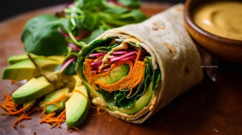 How many calories are in avocado veggie wrap - calories, carbs, nutrition