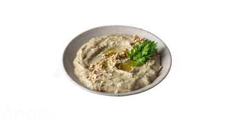 How many calories are in baba ghanoush, with olive oil - calories, carbs, nutrition