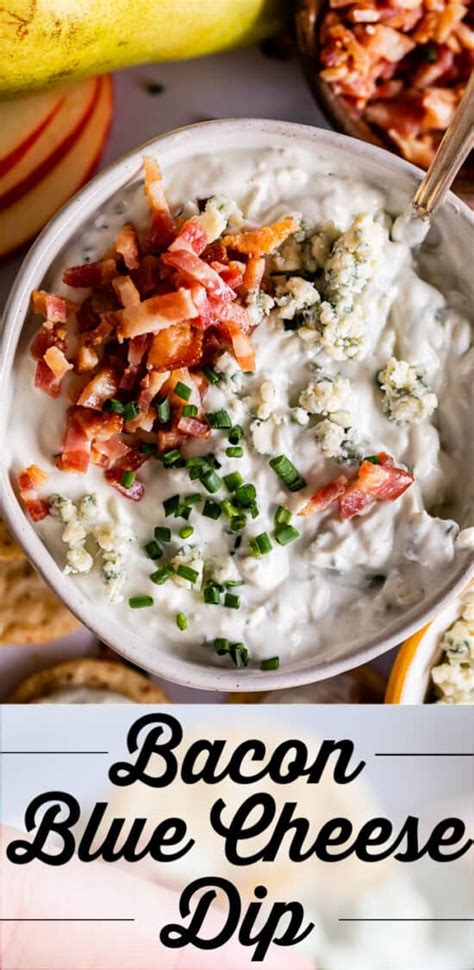 How many calories are in bacon blue cheese dip - calories, carbs, nutrition