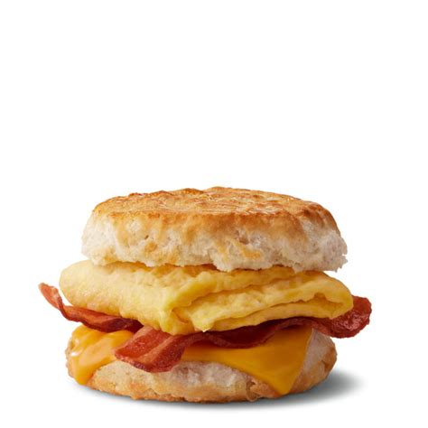 How many calories are in bacon egg and cheese biscuit - calories, carbs, nutrition