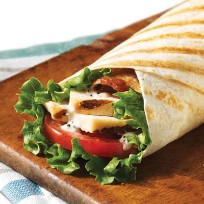 How many calories are in bacon ranch wrap - calories, carbs, nutrition