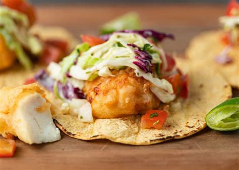 How many calories are in baja-style fish tacos with haddock southwestern slaw - calories, carbs, nutrition