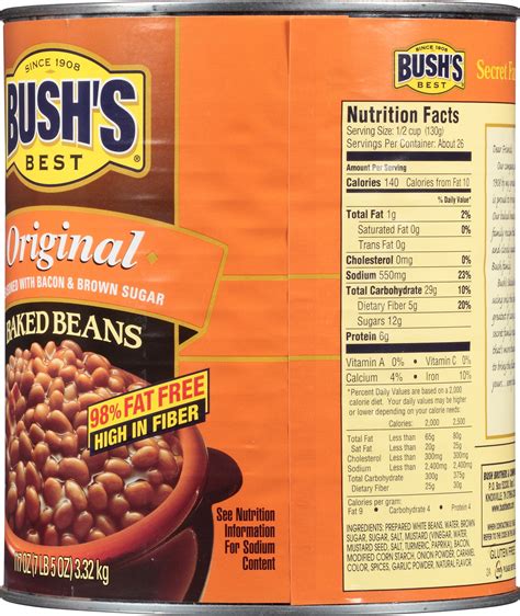 How many calories are in baked beans- original - calories, carbs, nutrition