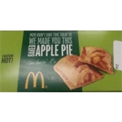 How many calories are in baked hot apple pie - calories, carbs, nutrition
