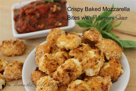 How many calories are in baked mozzarella bites - calories, carbs, nutrition