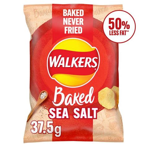 How many calories are in baked ready salted crisps - calories, carbs, nutrition