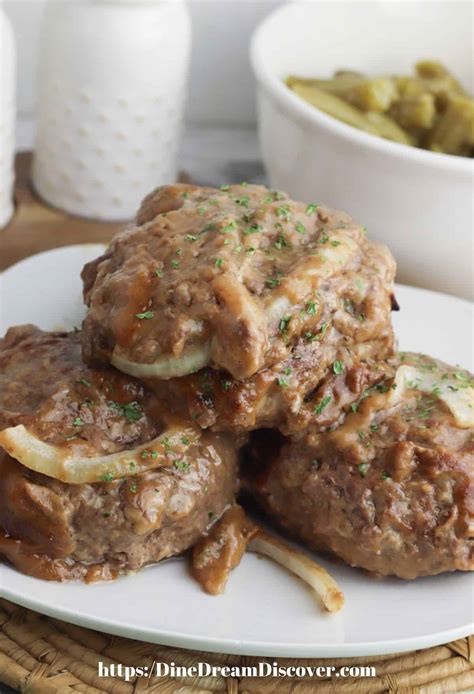 How many calories are in baked salisbury steak - calories, carbs, nutrition