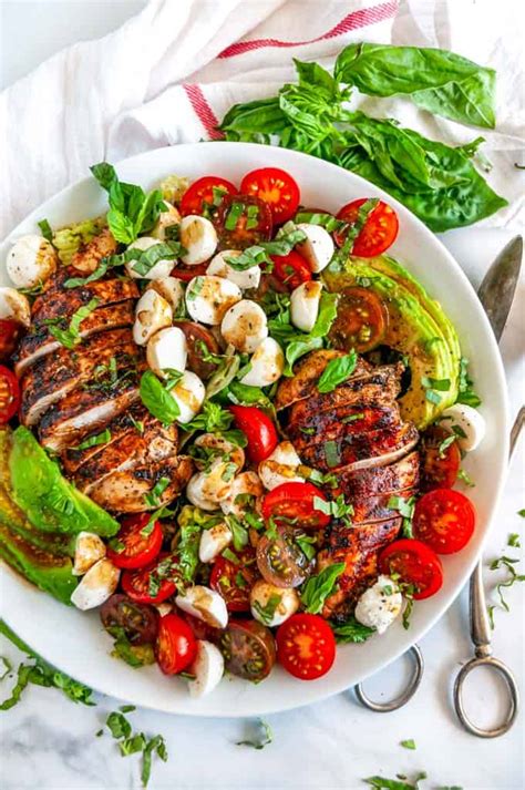 How many calories are in balsamic caprese chicken - calories, carbs, nutrition