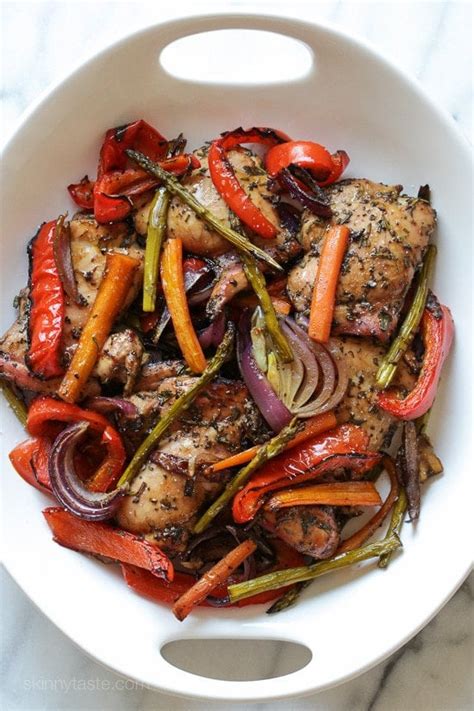 How many calories are in balsamic chicken and vegetables - calories, carbs, nutrition