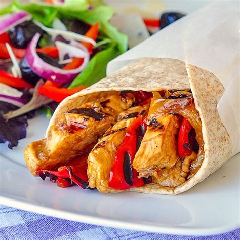 How many calories are in balsamic grilled chicken vegetable wrap - calories, carbs, nutrition