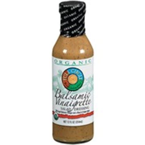 How many calories are in balsamic organic salad dressing - calories, carbs, nutrition