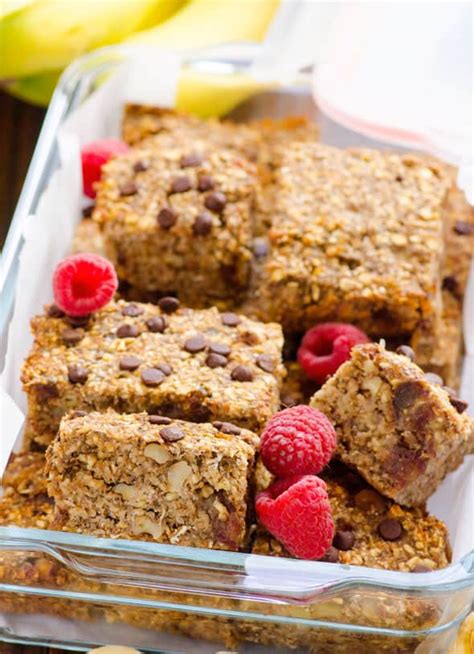 How many calories are in banana oat bars - calories, carbs, nutrition