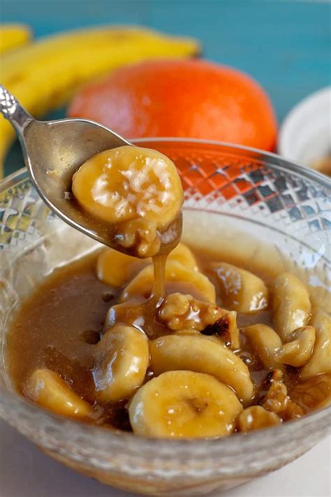 How many calories are in bananas in caramel sauce - calories, carbs, nutrition