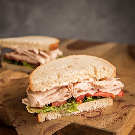 How many calories are in barbados turkey sandwich - calories, carbs, nutrition