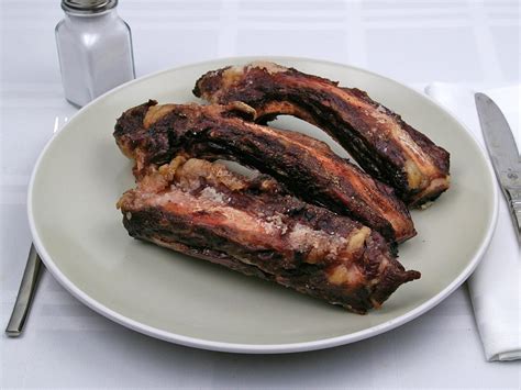 How many calories are in barbeque beef ribs (9622.0) - calories, carbs, nutrition