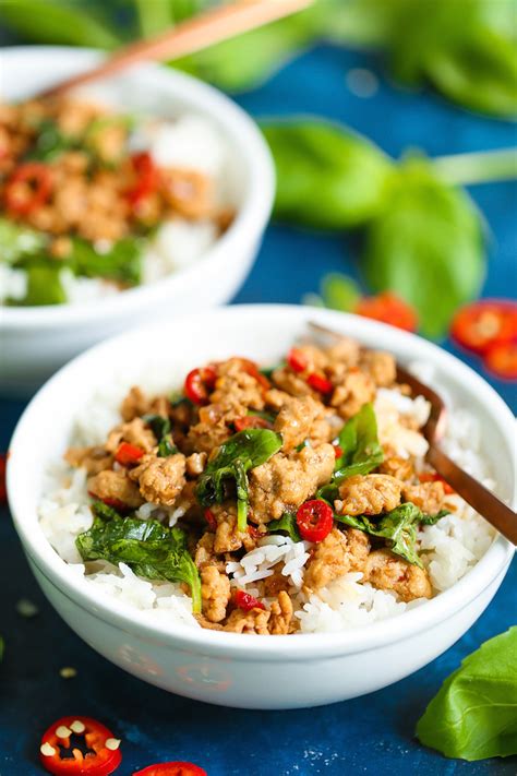 How many calories are in basil chicken - calories, carbs, nutrition