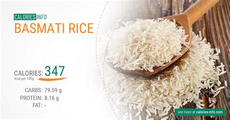 How many calories are in basmati rice, steam prepared - calories, carbs, nutrition