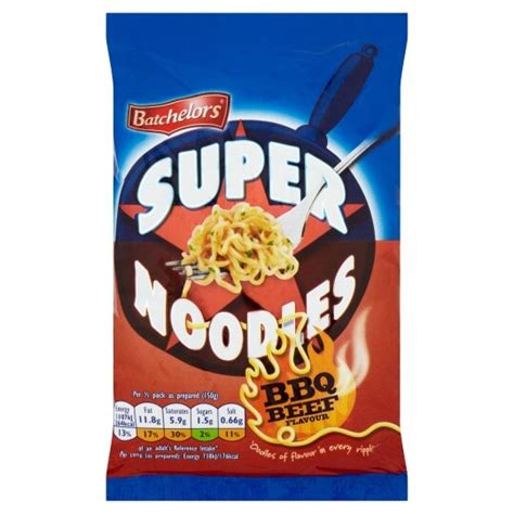 How many calories are in batchelors super noodles beef - calories, carbs, nutrition