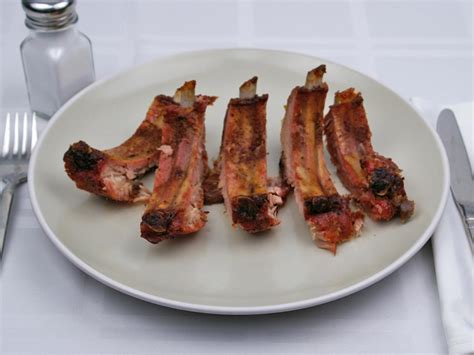 How many calories are in bbq pork ribs - food on demand - calories, carbs, nutrition