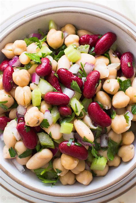 How many calories are in bean salad - calories, carbs, nutrition