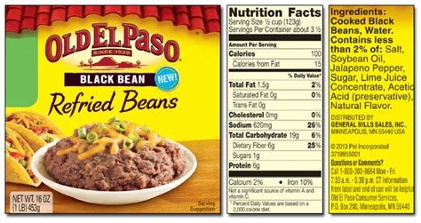 How many calories are in beans black refried with onions 1 oz - calories, carbs, nutrition