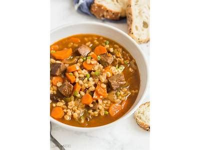 How many calories are in beef, barley & onion soup - calories, carbs, nutrition