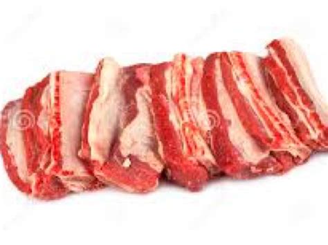 How many calories are in beef, rib, small end (ribs 10-12), separable lean only, trimmed to 1/8