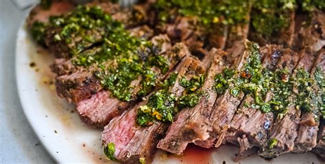 How many calories are in beef flank chimichurri brown rice zucchini - calories, carbs, nutrition