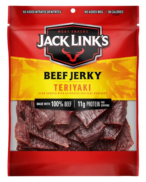 How many calories are in beef jerky teriyaki - calories, carbs, nutrition