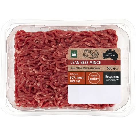 How many calories are in beef mince (500g) - calories, carbs, nutrition