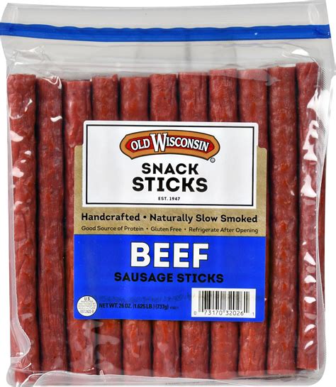 How many calories are in beef snack stick - calories, carbs, nutrition