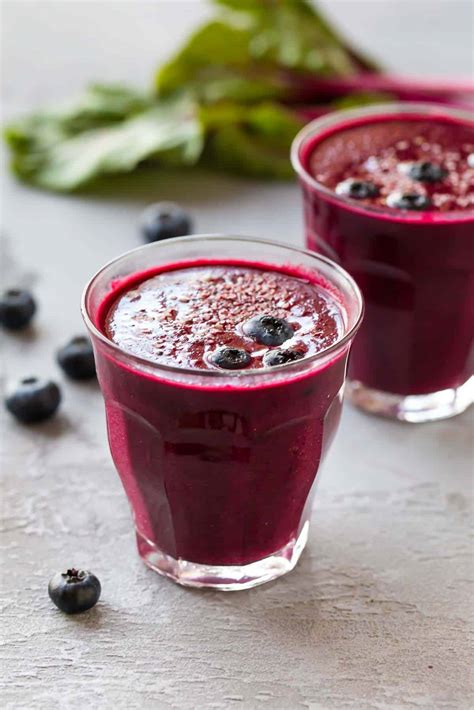 How many calories are in beetroot smoothie - calories, carbs, nutrition