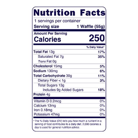 How many calories are in belgian waffles - small conv. - calories, carbs, nutrition