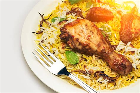 How many calories are in biryani - curried rice dish - calories, carbs, nutrition