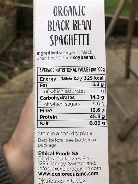 How many calories are in black bean pasta w/artichokes - calories, carbs, nutrition