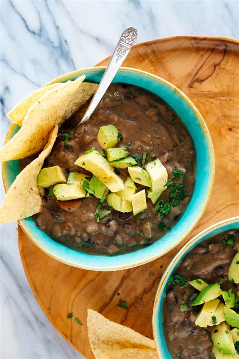 How many calories are in black bean soup, vegan - calories, carbs, nutrition