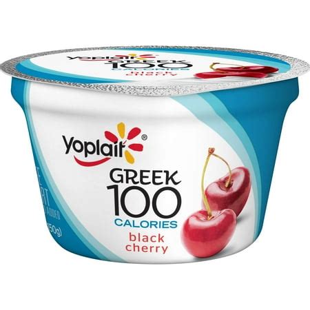 How many calories are in black cherry light yogurt - calories, carbs, nutrition