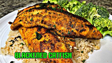 How many calories are in blackened catfish - calories, carbs, nutrition