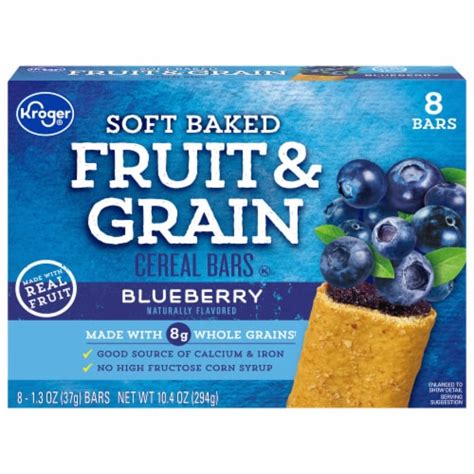 How many calories are in blueberry 8 fruit grain bar - calories, carbs, nutrition